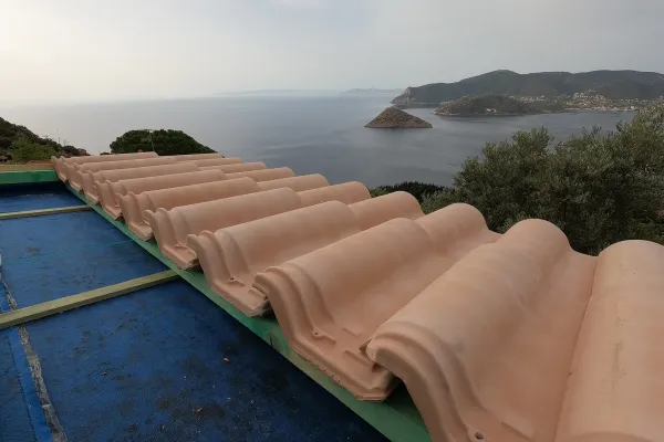 Φυσικό ροζ κεραμίδι στο Πόρτο Ράφτη